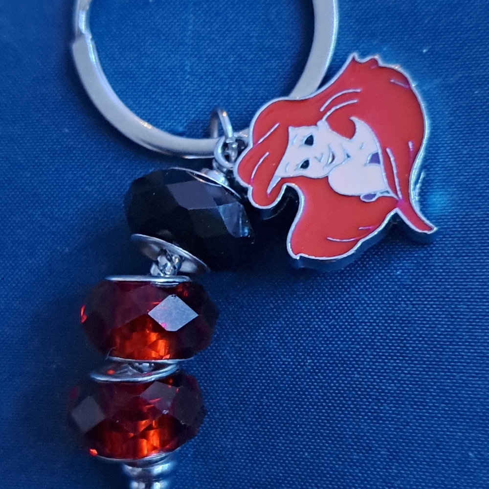 Disney Ariel Red Keychain Accessory - Picture 7 of 8